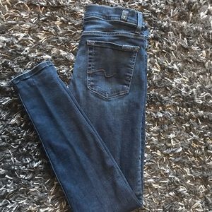 7 for all Mankind Skinny jeans, EUC